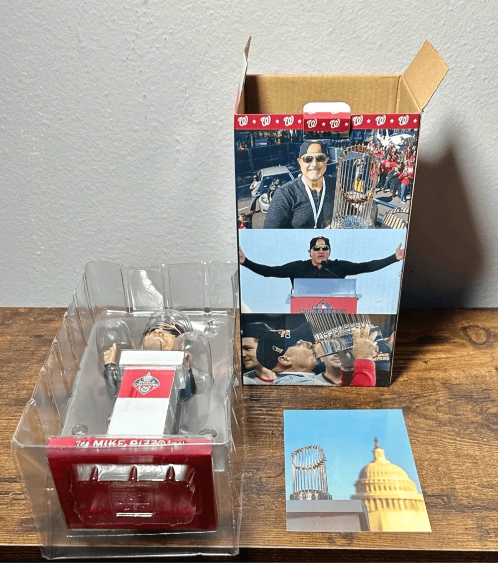 Mike Rizzo Bobblehead Washington Nationals World Series SGA 6/14/2024 BRAND NEW